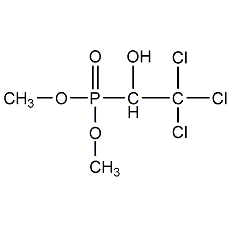 敌百虫结构式